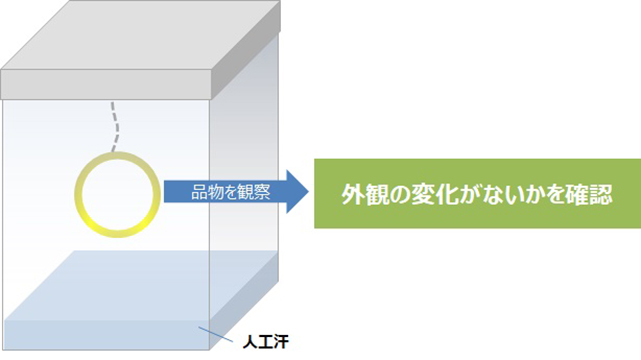 人工汗雰囲気試験