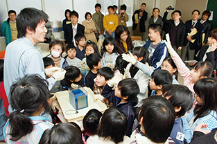 めっき教室の様子